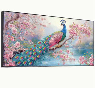 Preview: Diamond Painting Chinesischer Pfau
